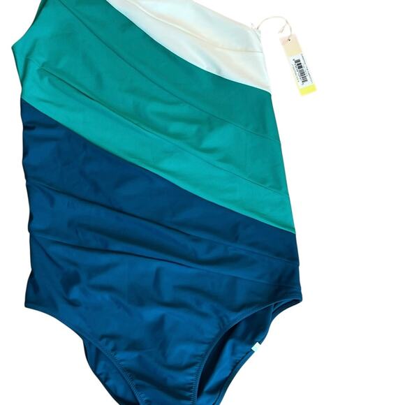 Summersalt The Long Torso Sidestroke 14L Swimsuit 14 Tall One Piece Elegant Plus - Picture 11 of 14